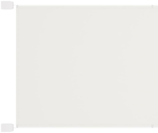 vidaXL Senkrechtmarkise Weiß 140x270 cm Oxford-Gewebe 148164