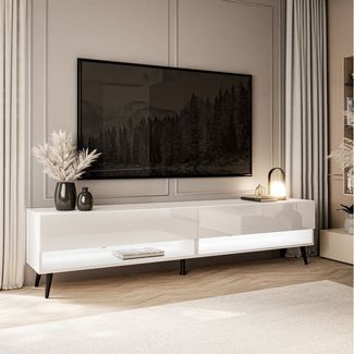 ALLHOUSE24 TV-Schrank ALISSE in 3 Farben, Füße Gold/Schwarz, zum Hängen oder Stellen Breite 180 cm