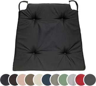 sleepling Stuhlkissen Sitzkissen, für Indoor und Outdoor, mit Klettverschluss, langlebig und abriebfest