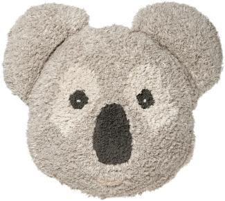 LIFETIME Kidsrooms Essence Kissen - Koala, 100% recycelbare Baumwolle in Grau, 50 x 53 cm