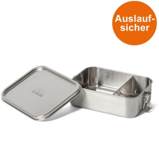 Bento Classic+ auslaufsicher einlagig 1100 ml aus Edelstahl von ECO BROTBOX