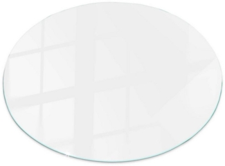 Tulup Tischplatte Tisch Glasplatte Ersatz Glatte weiße Farbe Ersatzplatte Glas