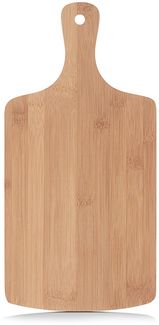 ZELLER 25181 Schneide-/ Servierbrett mit Griff, Bambus, ca. 40 x 19,5 x 0,9 cm