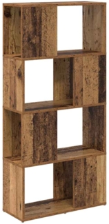 vidaXL TV-Schrankset Braun 60 x 24 x 125,5 cm Holzwerkstoff 875194