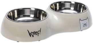 Karlie Napf-Set Hundenapf Elize Dinner Set hellgrau