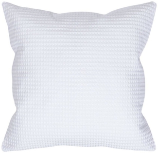 Amilian Dekokissen Dekoratives Kissen 40x40 cm mit Füllung, Waffel Baumwolle