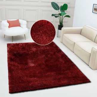 Bruno Banani Teppich Dana Teppich, besonders weich und kuschelig, Kundenliebling, rechteckig, Höhe: 30 mm, uni, Mikrofaser Teppiche, Wohnzimmer, Schlafzimmer, Esszimmer