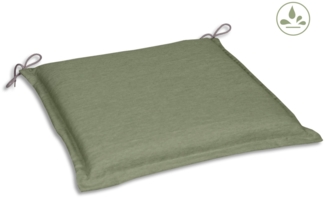 GO-DE 'Dora' Sitzkissen, Polyester salbeigrün, 47 x 45 x 5 cm