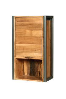 Badoberschrank 40x70cm 'Havanna' Akazie & Metall