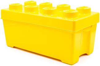 LEGO® Aufbewahrungsbox Original LEGO Aufbewahrungsbox (Gelb, Medium)