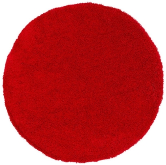 Pergamon Hochflor-Teppich Hochflor Langflor Shaggy Teppich Fluffy Rund, Rund, Höhe: 35 mm