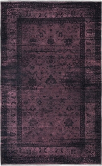 Tesso Living Designteppich ARMAND Teppich Wohnzimmer, Vintage Look, Orientalisch, bedruckt, Rechteckig, BOHO, Flachgewebe, mit klassischen Fransen
