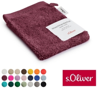 s.Oliver Waschhandschuh s.Oliver, Premium Qualität, 600 gr/m², auch als Sets erhältlich, Walkfrottier (1-St), große Farbauswahl, auch als Duschtuch, Handtuch, Gästetuch