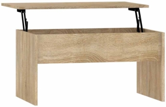 Couchtisch, Sofatisch Sonoma-Eiche 80x50,5x41,5 cm Holzwerkstoff