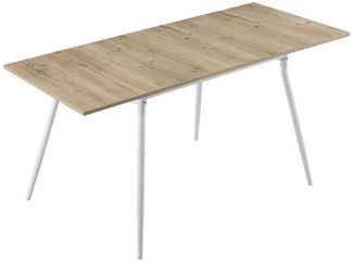 B&D home Esstisch LIO, Metallgestell schwarz oder weiß, ausziehbar, 4-6 Personen