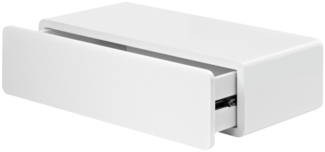 Dolle Wandregal mit Schublade Cassy 51x28 cm weiß