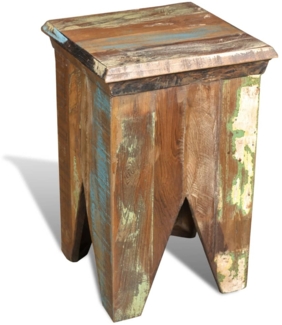 vidaXL Hocker Altholz Massivholz 240951