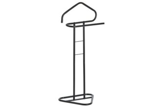 IDIMEX Herrendiener CAMILO, Stummer Diener Kleiderablage mit Hosenbügel aus Metall schwarz