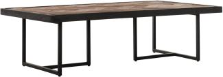 Couchtisch Criss Cross, Teakholz, Braun, 120 x 70 x 35 cm