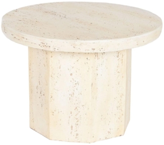 Home ESPRIT Beistelltisch, Beige, Magnesium, 60 x 60 x 41,9 cm