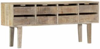 vidaXL Sideboard 140×30×60 cm Massivholz Mango 247914
