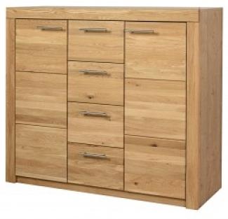 Highboard in Wildeiche teil-massiv, geölt