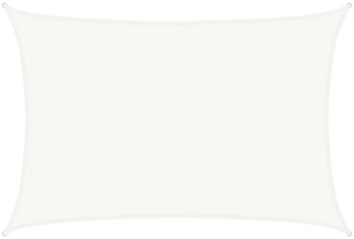 vidaXL Sonnensegel 160 g/m² Weiß 4x5 m HDPE 311243