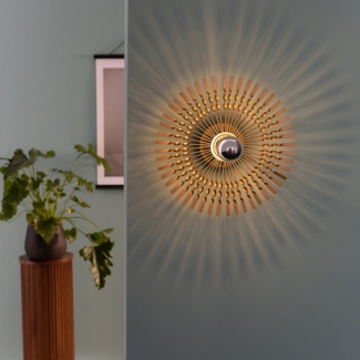 Lightbox Wandleuchte, ohne Leuchtmittel, Wandlampe - Dekorative Wandleuchte innen mit spektakulärem Lichteffekt