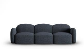 Micadoni Sofa Blair 3-Sitzer Chenille Blau Melange