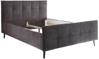 Polsterbett self Yaron / Yaron F , Stoff , Braun , 149 x 102 x 215 cm