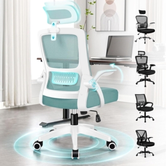 Ergonomischer Bürostuhl mit Lordosenstütze und