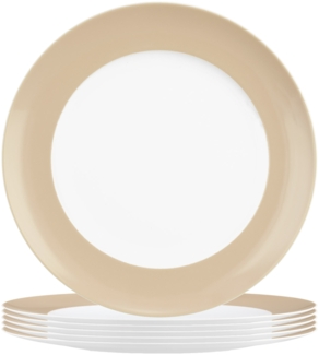 Seltmann Weiden Liberty Pure Colors Frühstücksteller ø 22,5 cm 6er Set - Dusty Beige