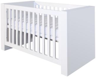 Kidsmill Alaska Babybett Mattweiß 70 x 140 cm Weiß