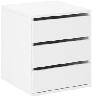 AX LIVING Schubkasteneinsatz Storicos Kommode weiß 38,6 x 51,3 x 50 cm