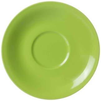 Ritzenhoff & Breker Doppio Jumbo Untere, Untertasse, Unter Tasse, Geschirr, Porzellan, Grün, Ø 17 cm, 515831