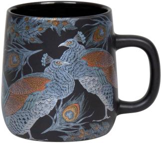 KÖNITZ Becher SHINY PEACOCK 395 ml aus Bone China Porzellan / Fassbecher