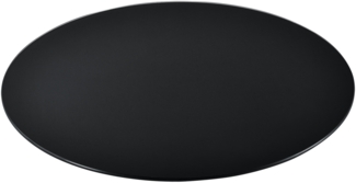 Glasplatte Ø50cm Rund Schwarz neu. haus
