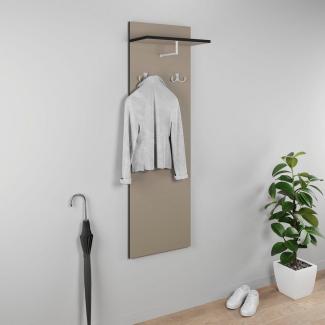 INOSIGN Garderobenpaneel Paris (1 St), Wandgarderobe mit Doppelhaken und Kleiderstange (B/T/H): 40/21,5/130cm