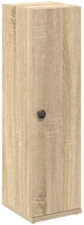 Badezimmerschrank mit Rollenhalter Sonoma-Eiche 20,5 x 22 x 72 cm