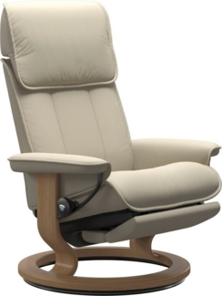 Stressless® Relaxsessel Admiral, verstellbar, optional 2-motorisch, Größe M & L, Gestell Eiche