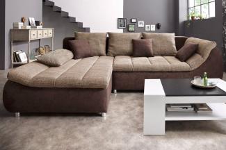 INOSIGN Ecksofa Imola L-Form, wahlweise mit Bettfunktion