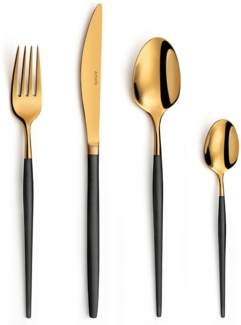 Amefa SOPRANO Besteckset 16-teilig PVD gold mattiert