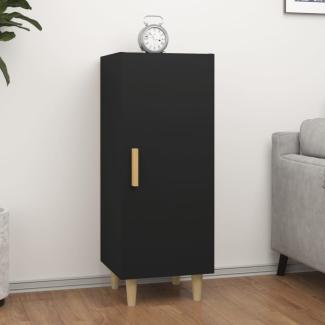 Sideboard Schwarz 34,5 x 34 x 90 cm Holzwerkstoff [812322]