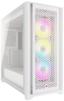 CORSAIR Geh Midi 5000D RGB Airflow (Tempered Glass) White
