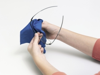 DURABLE TECHCLEAN CLOTH Mikrofasertuch 200x200 mm blau