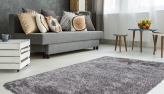 Kayoom Hochflor-Teppich Diamond 700, rechteckig, Höhe: 45 mm, weiche Microfaser, Langflor, Shaggy, Melange, Wohnzimmer