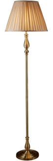 Stehleuchte, Falten Textilschirm, H 170 cm, FLEMISH