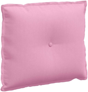 vidaXL Rückenkissen Rosa 60 x 19 x 50 cm Stoff 42014673