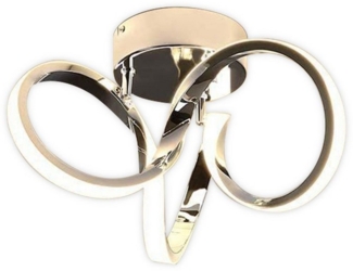 Nettlife LED Deckenleuchte Deckenleuchte in Wellenform und spiralförmigen, LED fest integriert, Warmweiß, Schlafzimmer Flur Büro Arbeitszimmer