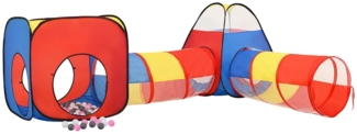 vidaXL Spielzelt mit 250 Bällen, Stoff mehrfarbig, 190 x 264 x 90 cm